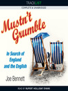 Mustn't Grumble (MP3): In Search of England and the English